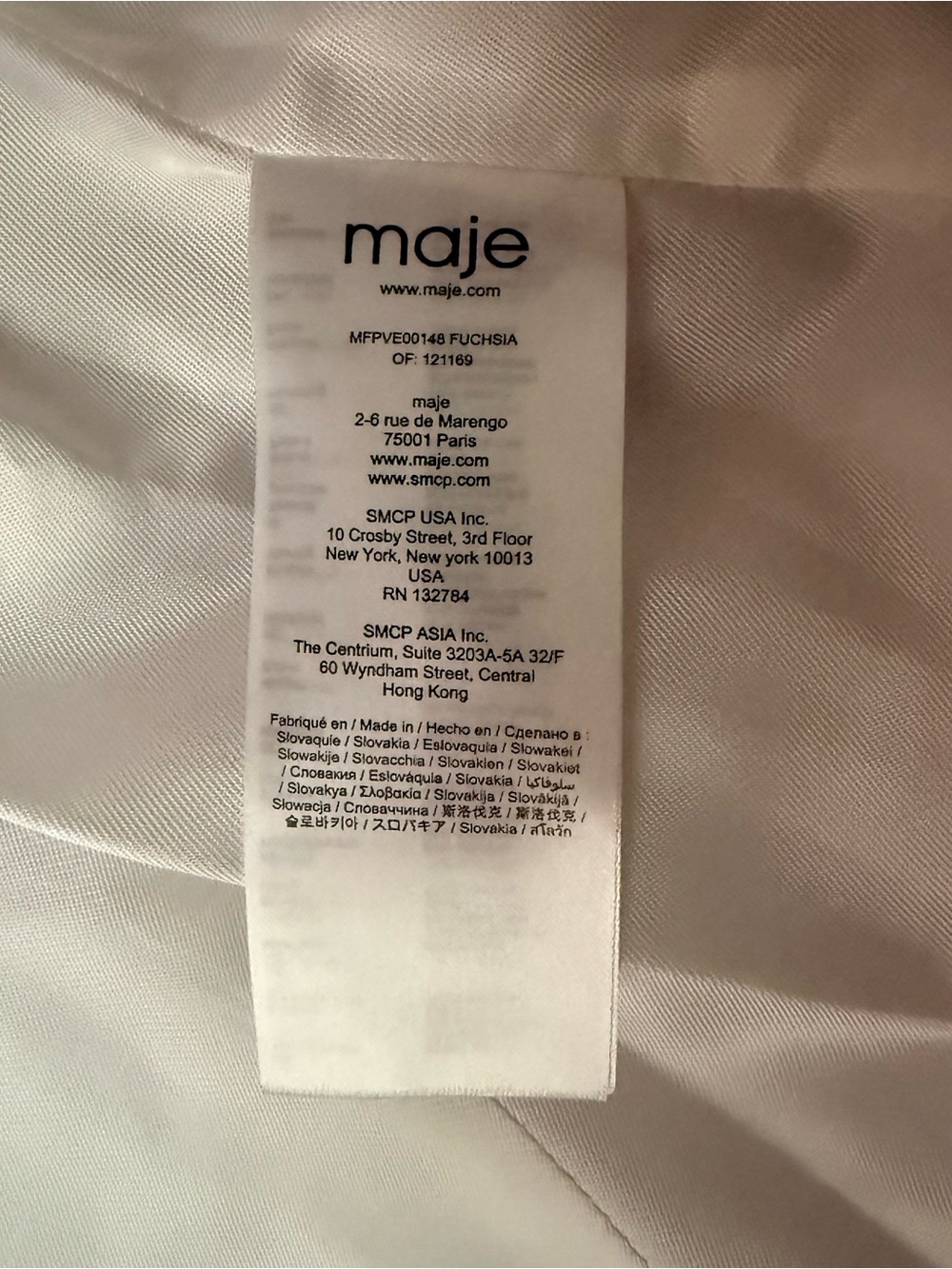 Maje Pink Houndstooth Double-Breasted Blazer - Picture 10 of 16